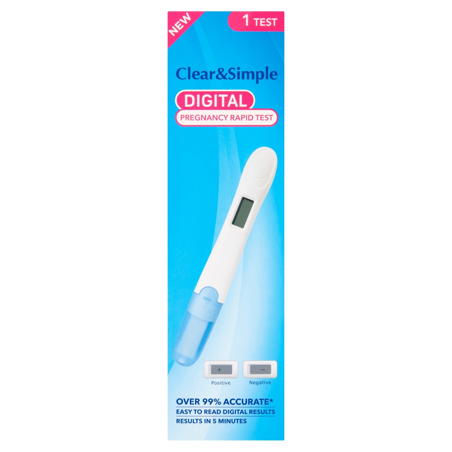 Clear & Simple Digital Pregnancy Rapid Test — image 1