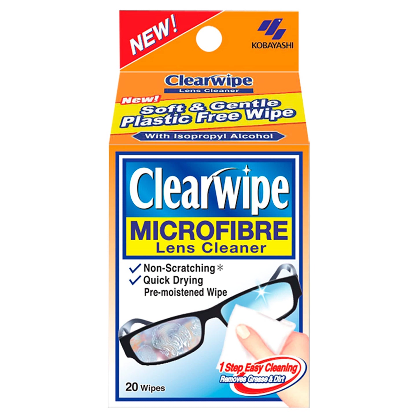 Clearwipe Lens Cleaner Microfibre Wipes Pack — image 1