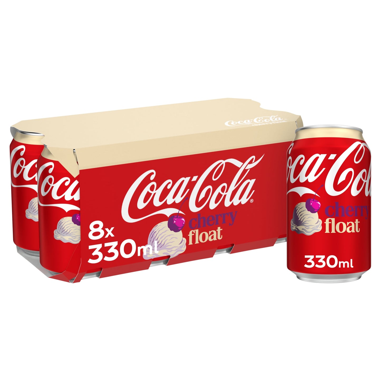 Coca-Cola Cherry Float 8x330ml — image 1