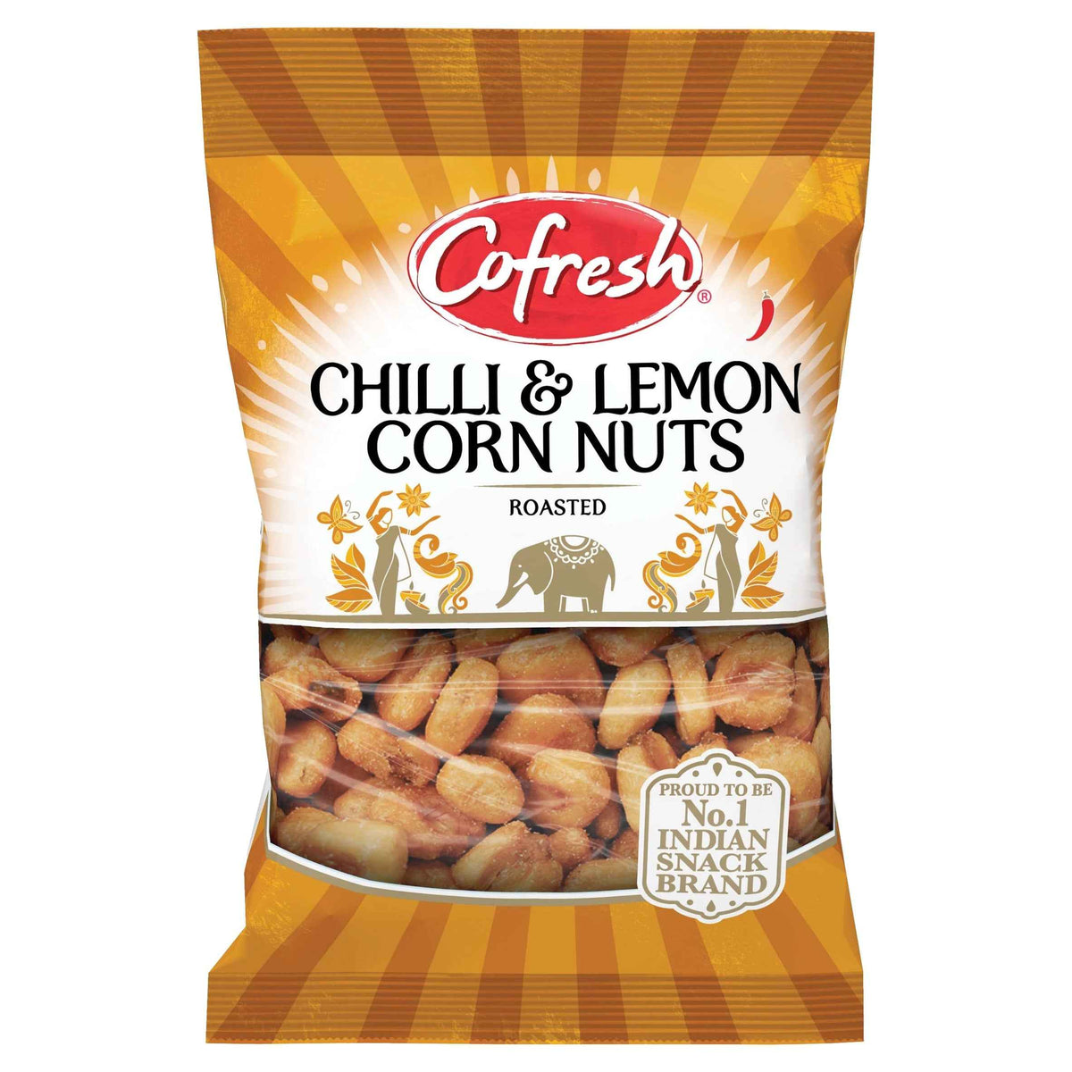 COFRESH Crunchy Corn Nuts Chilli & Lemon 175g