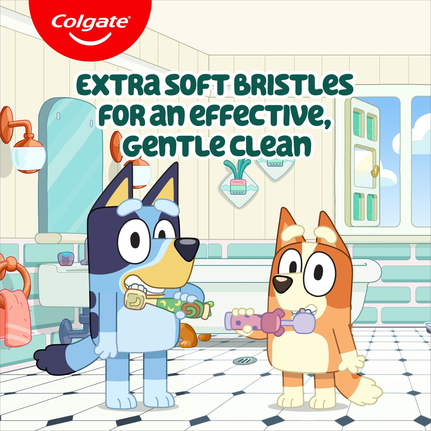 Colgate Kids 3-5 Years Bluey Extra Soft Manual Toothbrush 2 Pack — image 5
