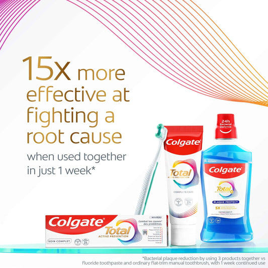 Colgate Total Active Prevention Foaming Clean Soft Toothbrush 1 Pack
