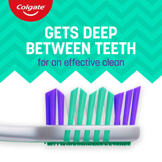 Colgate Zigzag Medium Toothbrush 3 Pack