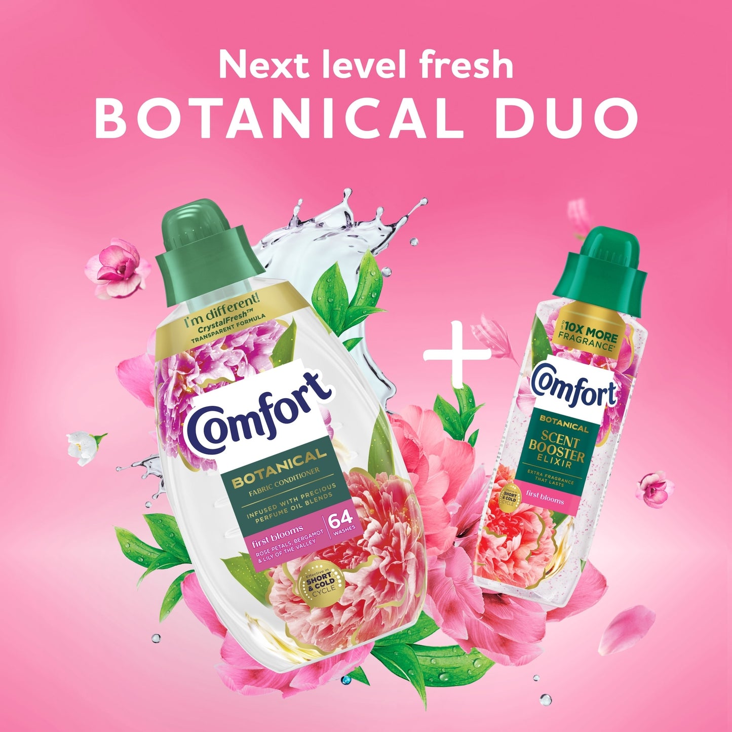 Comfort Botanical First Blooms Fabric Conditioner 64 Wash 960ml — image 5