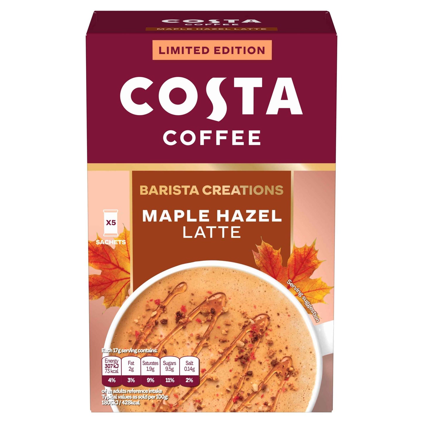 COSTA Coffee Maple Hazel Latte 85g