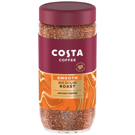 COSTA Smooth Medium Blend Instant Coffee 190g