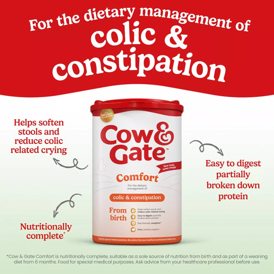 Cow & Gate Comfort Baby Milk Formula Powder from Birth 800g — image 2