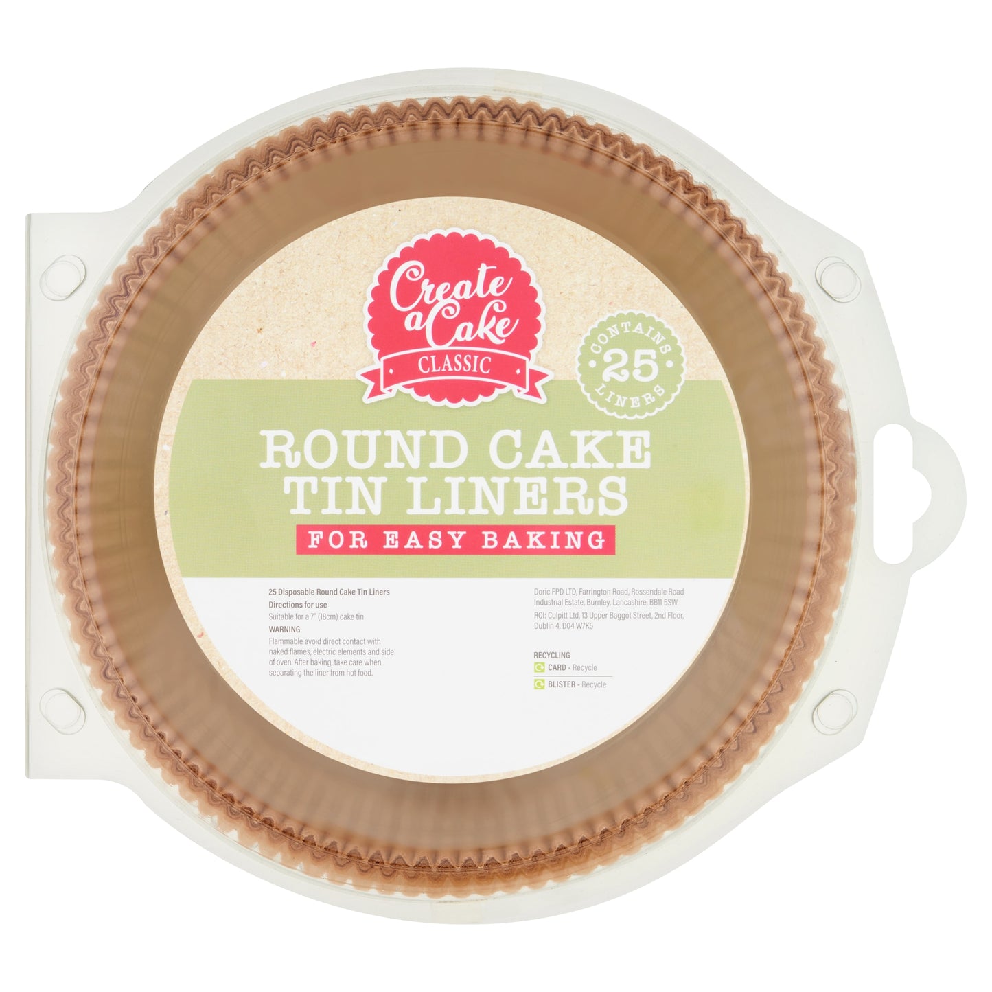 Create A Cake Round Cake Tin Liners 25 — image 1