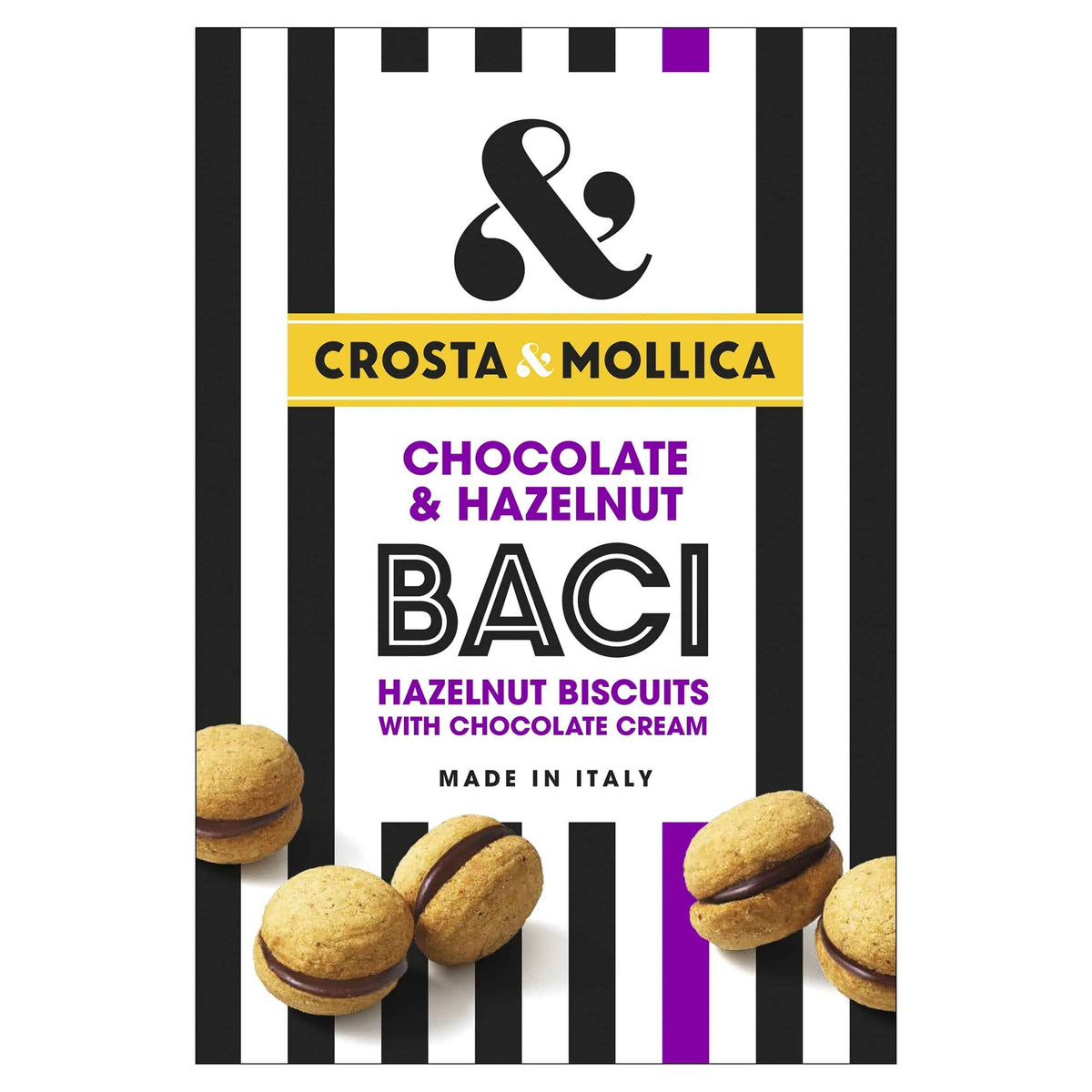 CROSTA & MOLLICA Baci Hazelnut Biscuits 140g