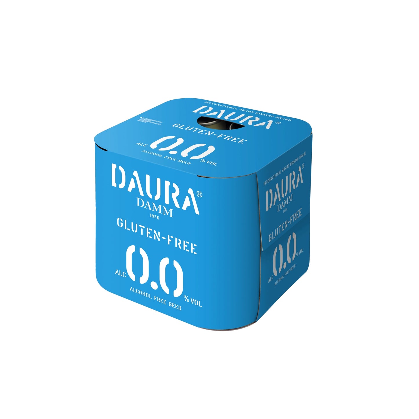 Daura Damm Gluten Free Alcohol Free Beer 4 x 330ml Can — image 1