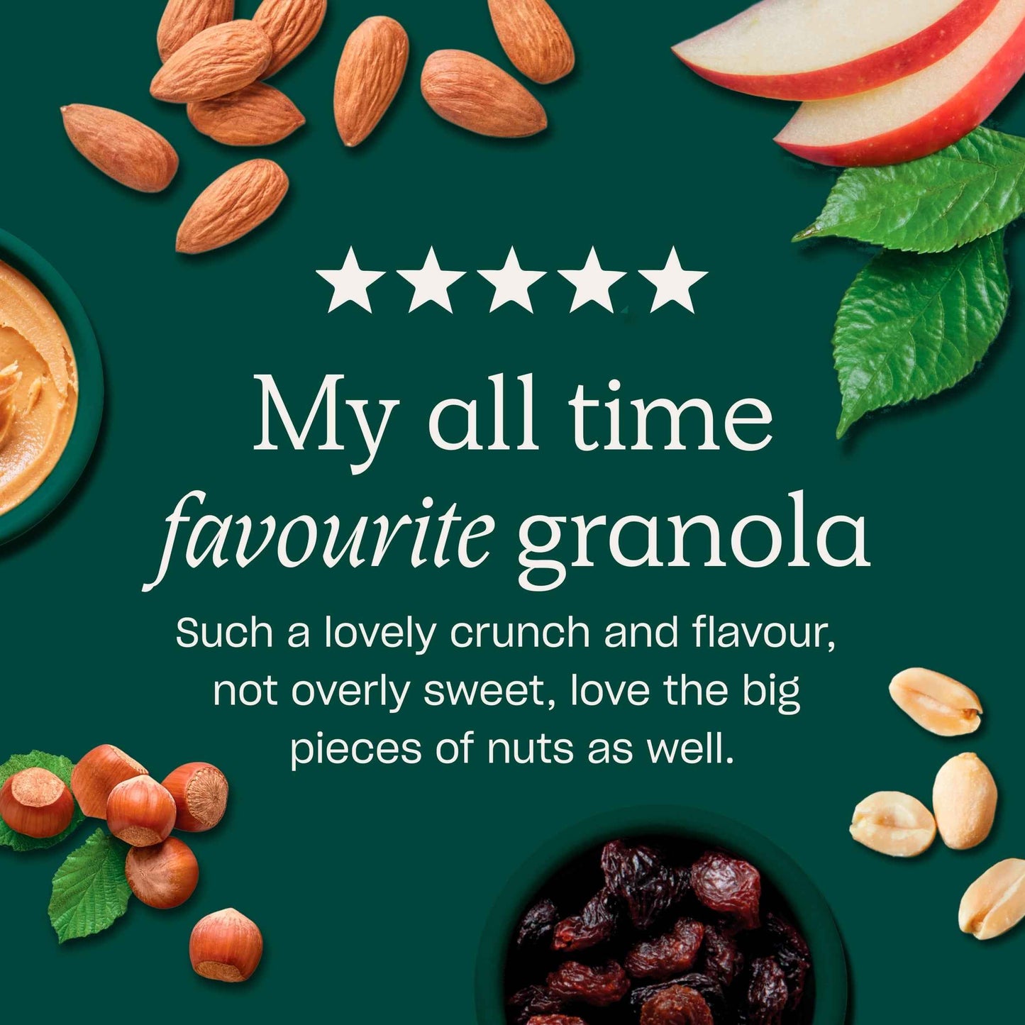 DELICIOUSLY ELLA Nutty Granola 380g pack shot