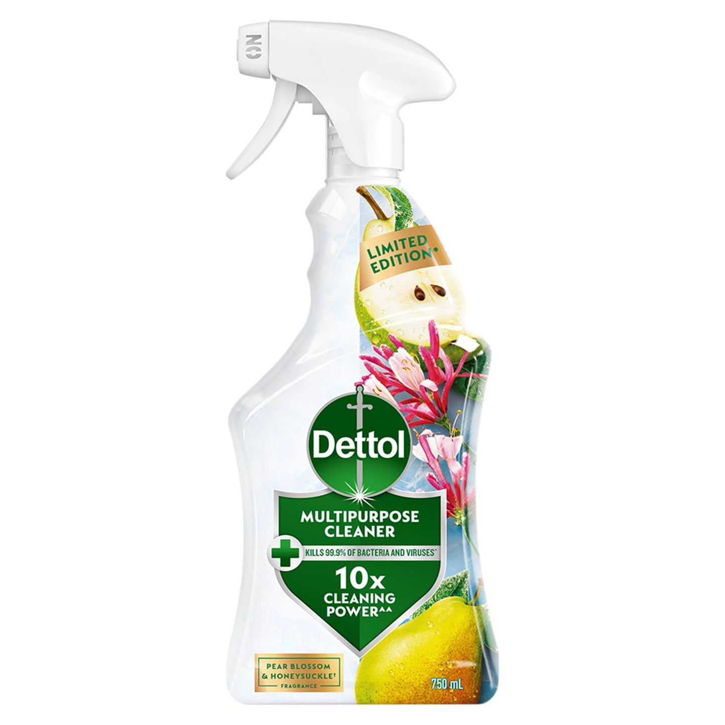 Dettol Antibacterial Multi Purpose Cleaning Spray Pear Blossom & Honeysuckle Limited Edition 750ml — image 1