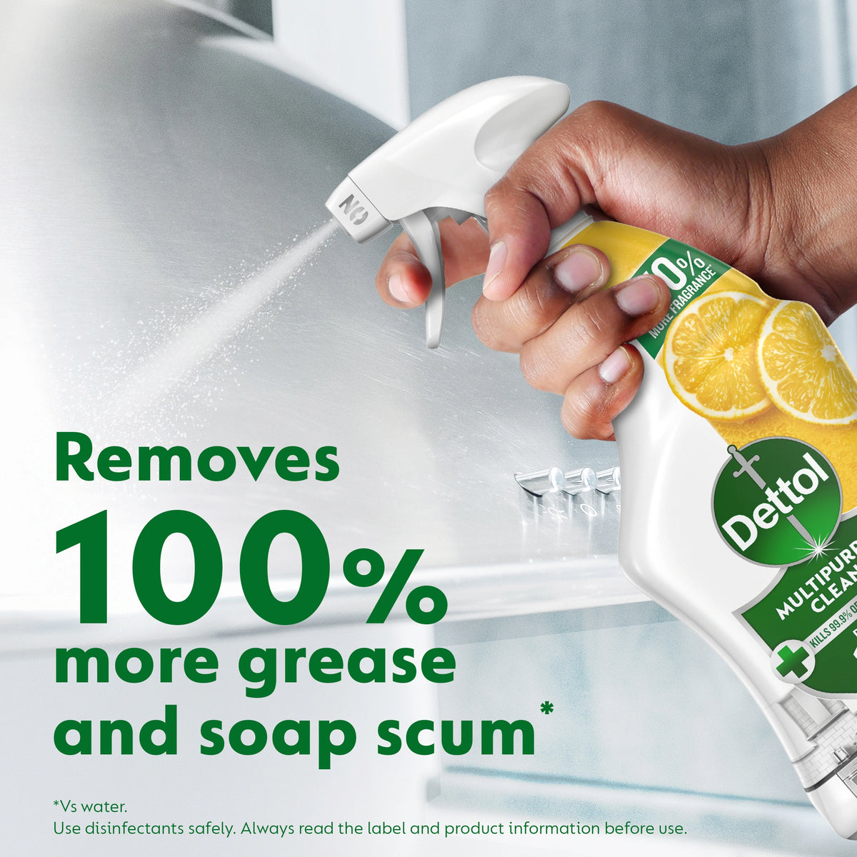 Dettol Multipurpose Cleaning Spray Sparkling Lemon 750ml — image 5