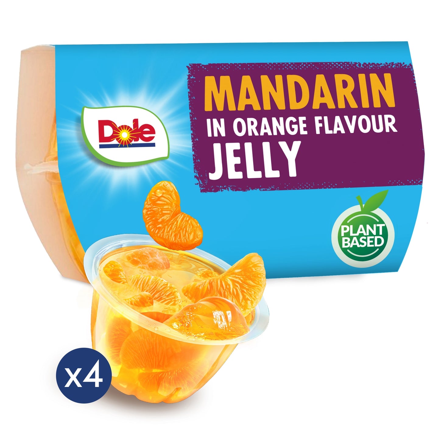 Dole Fruit In Orange Flavour Jelly - Mandarins 4 x 123g — image 1