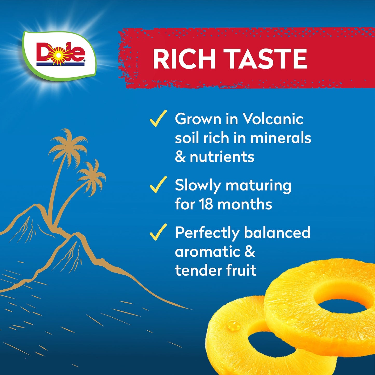 Dole Gold Pineapple Slices In Juice 432G — image 3
