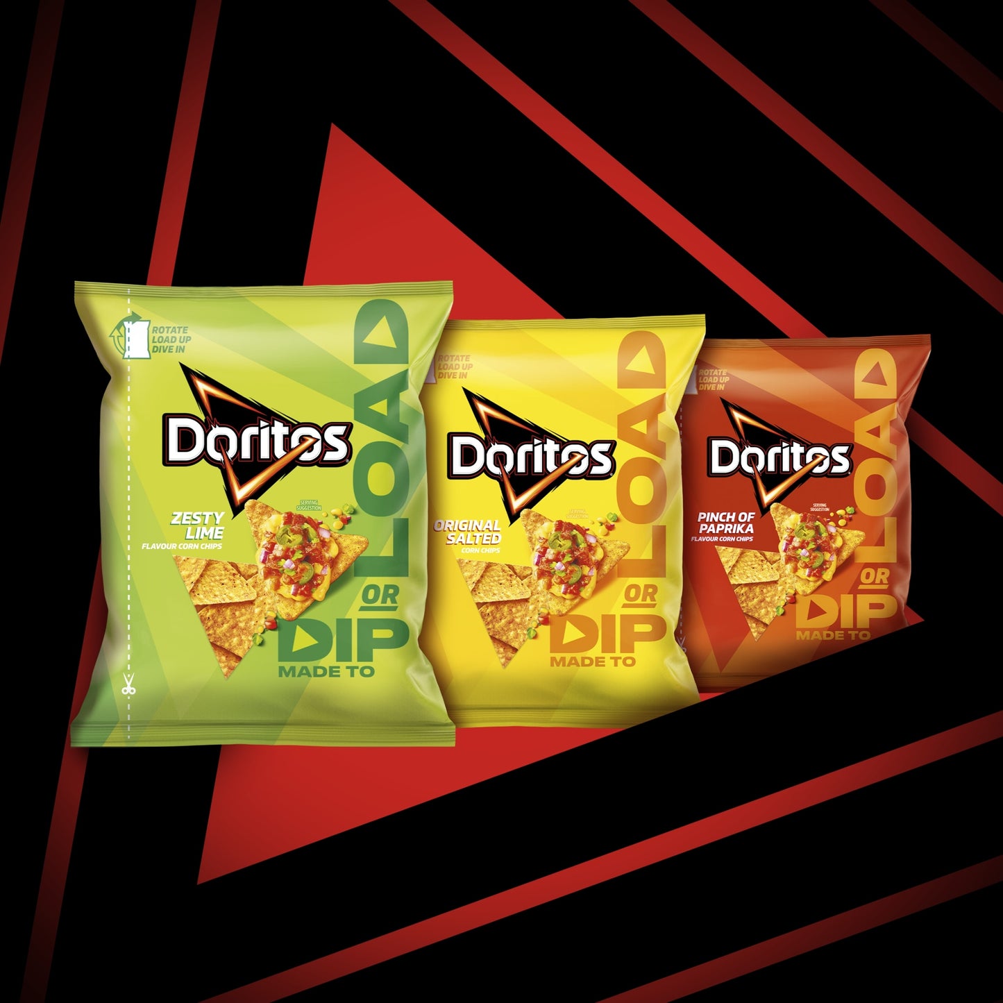 Doritos Dip or Load Zesty Lime Sharing Crisps 230g — image 4