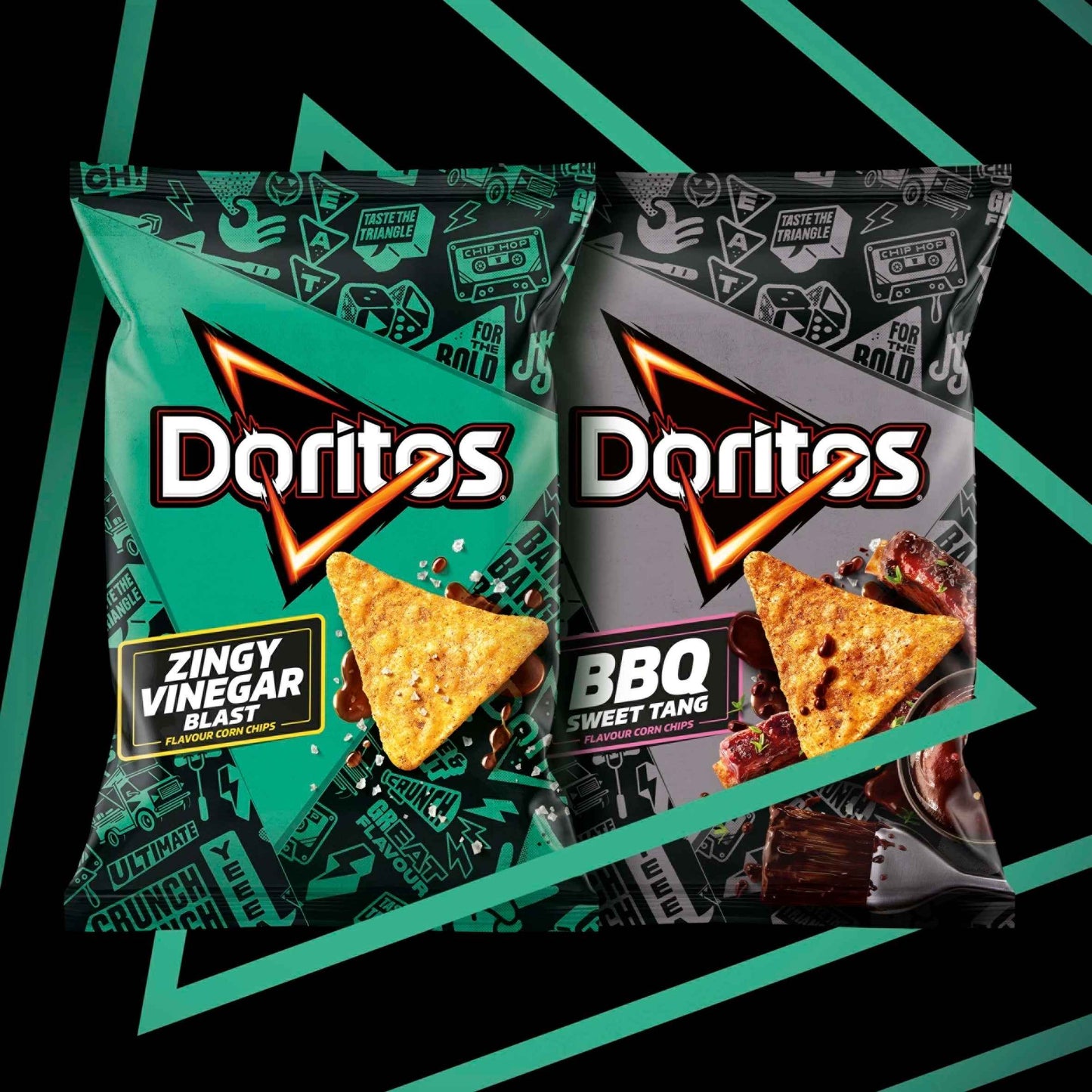 Doritos Zingy Vinegar Blast Sharing Crisps 180g