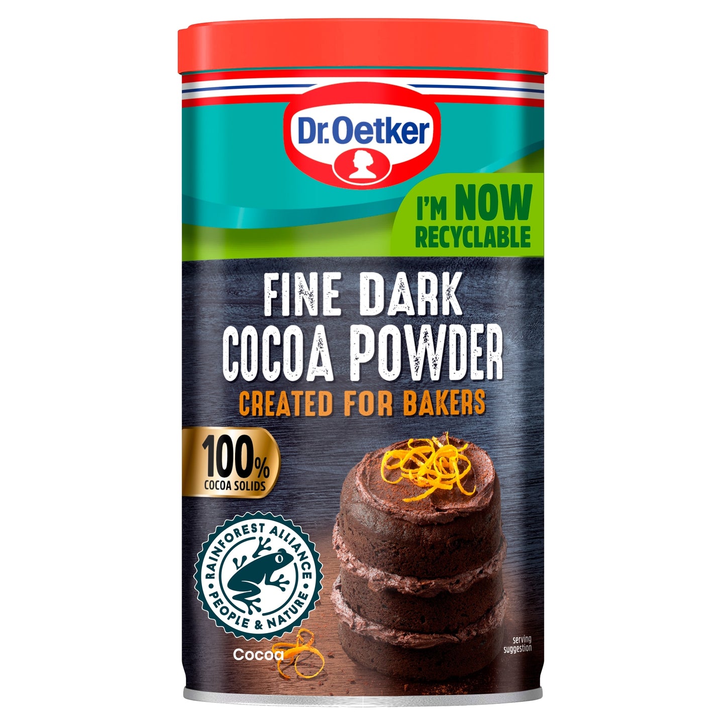 Dr Oetker Fine Dark Cocoa Powder Tub 190G — image 1