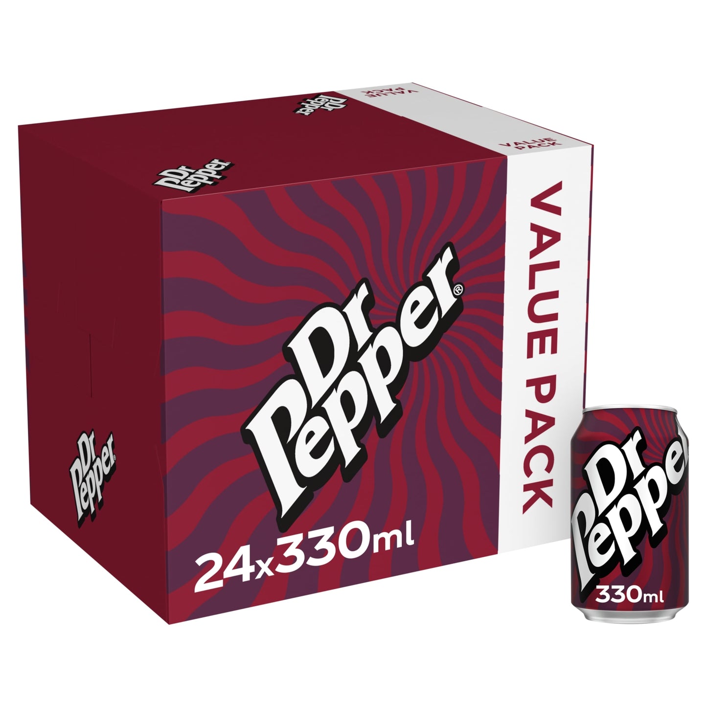 Dr Pepper 330ml 24pk Multipack — image 1