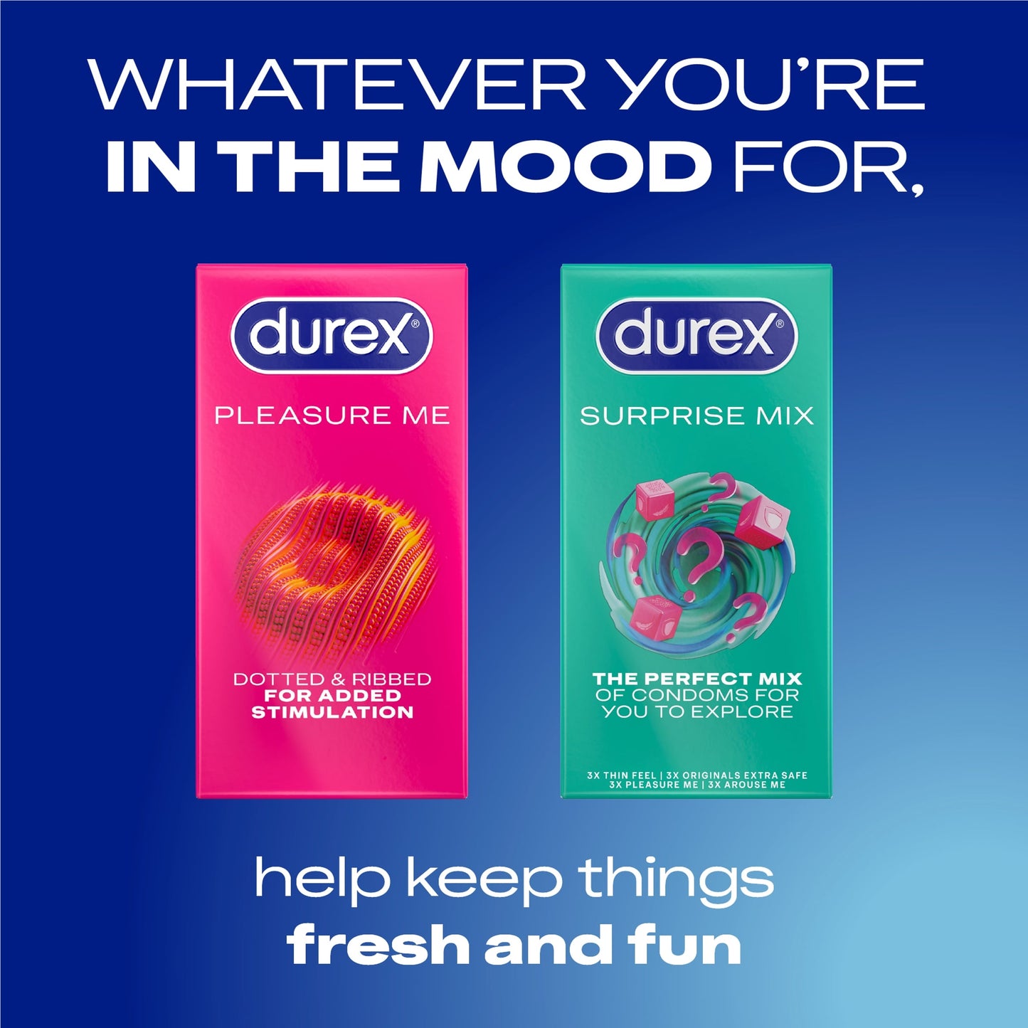 Durex Pleasure Me Condoms Ribbed & Dotted Regular Fit 12 Pack — image 5