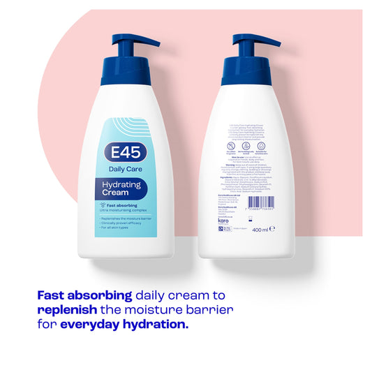E45 Daily Moisturiser Body Cream for Dry & Sensitive Skin 400ml — image 2