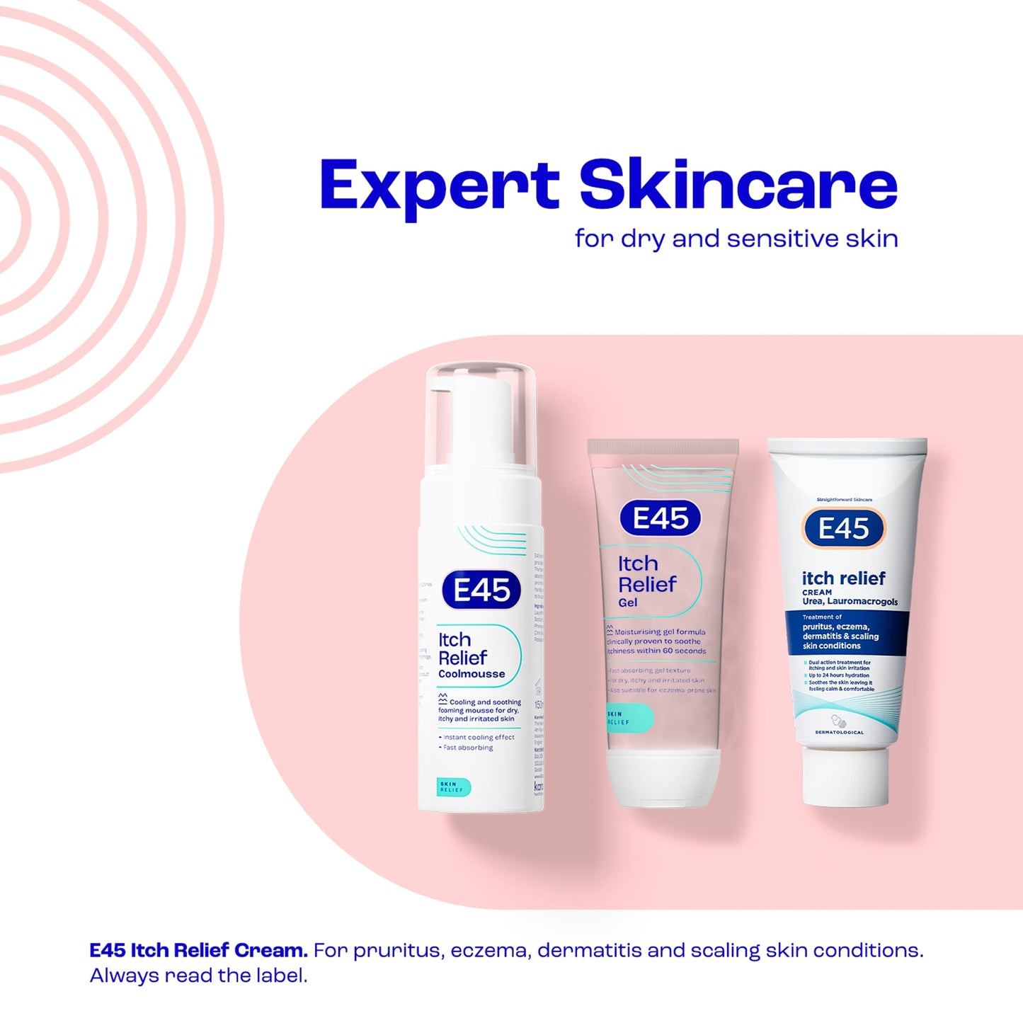 E45 Itch Relief Gel Moisturiser for Irritated & Dry Skin 100ml — image 5