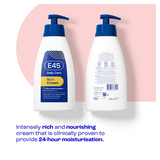 E45 Rich 24 Hour Cream Dry Skin 400Ml — image 2