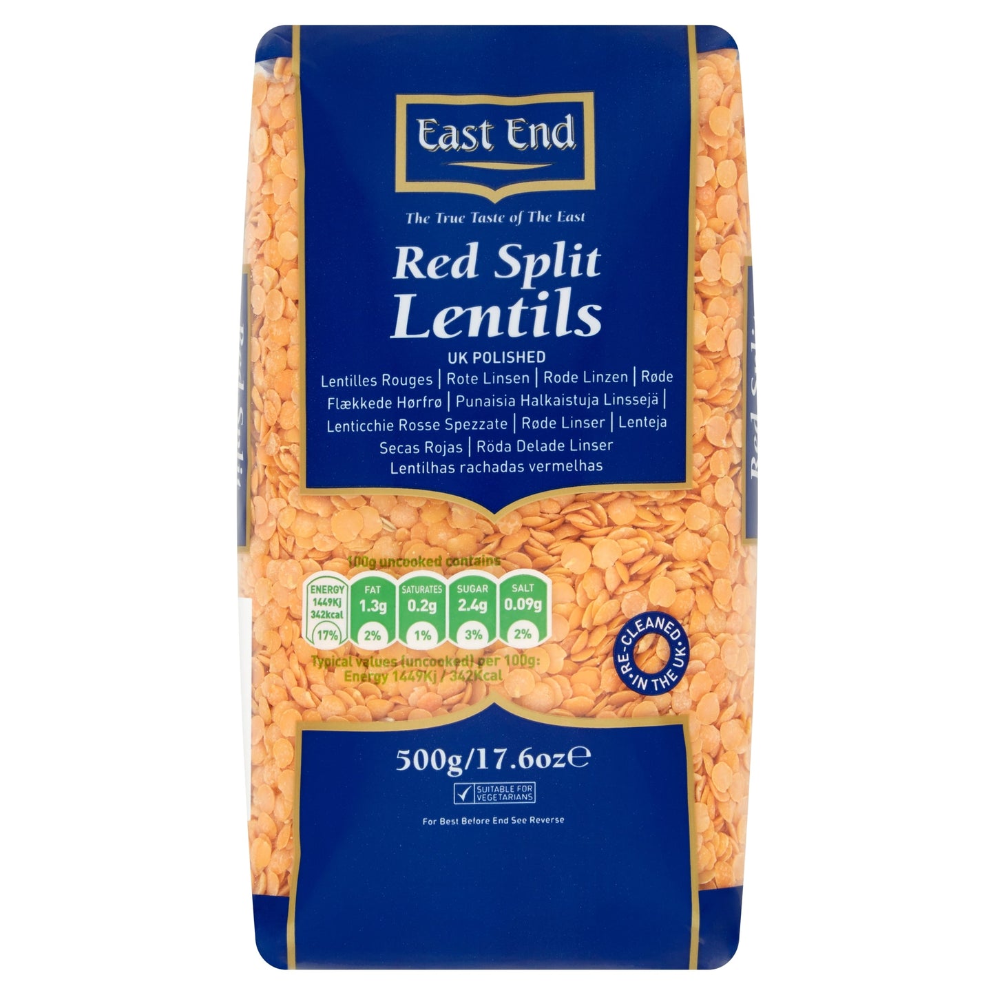 East End Red Split Lentils 500G — image 1