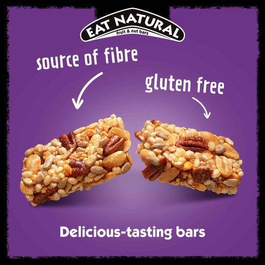 EAT NATURAL Protein Bars - Maple Syrup, Pecans & Peanuts 3 Pack 40g