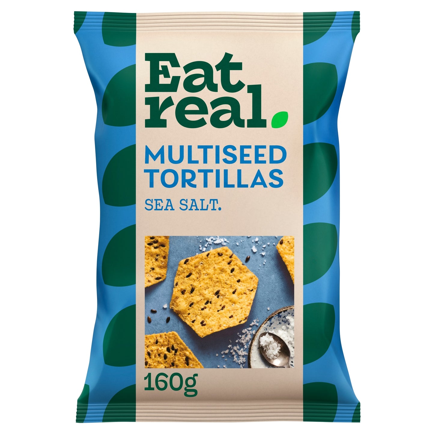 Eat Real Sea Salt Multiseed Tortilla Chips 160g — image 1