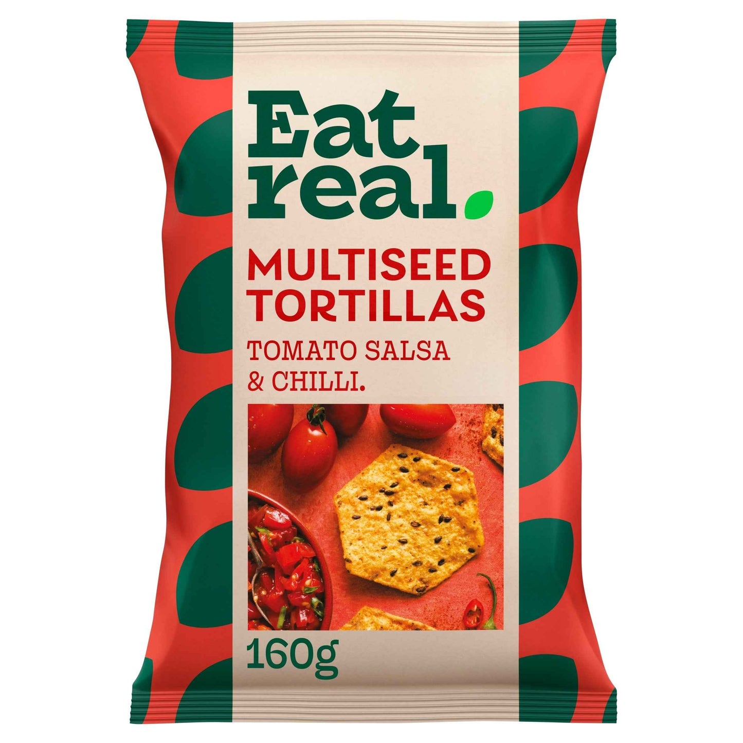 EAT REAL Smoky Tomato Salsa Multiseed Tortilla Chips 160g