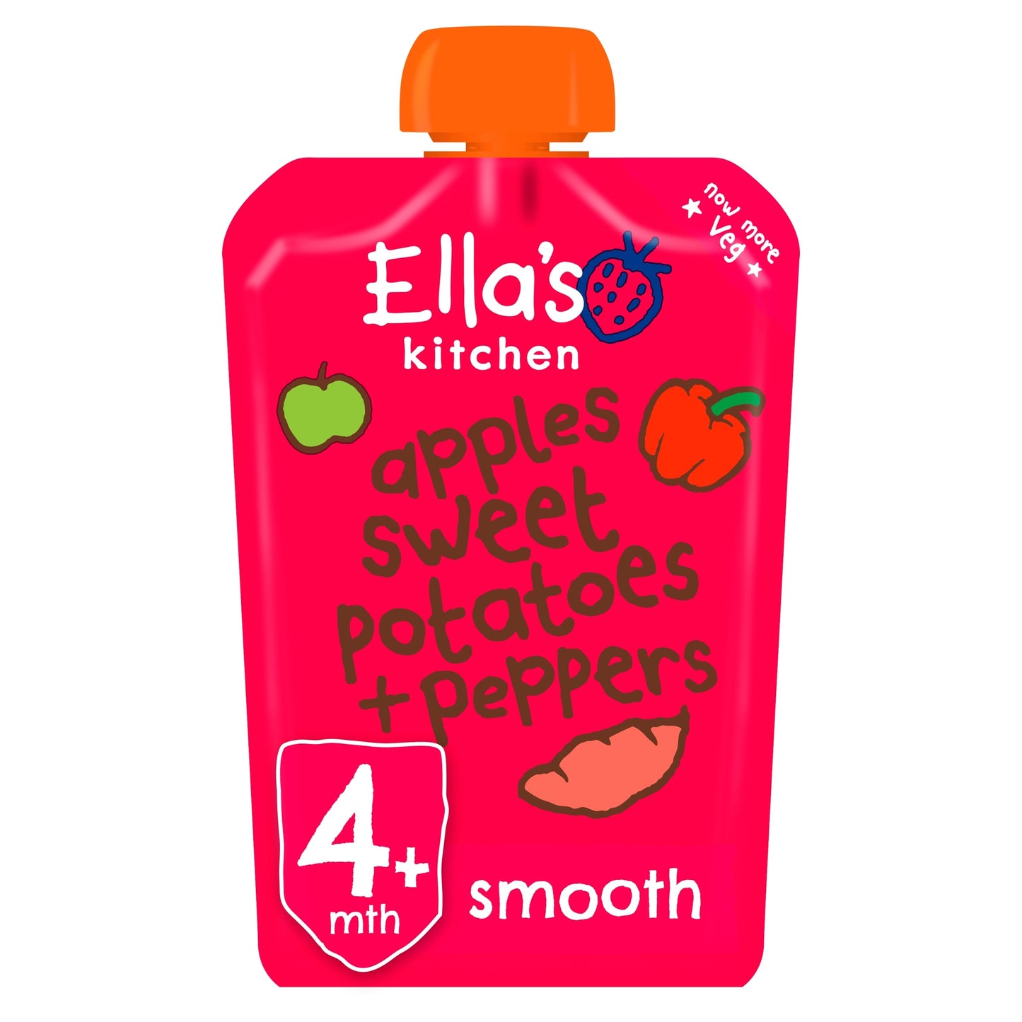 Ella's Red Peppers Sweet Potatoes And Apple Stage 1 X 120G — image 1