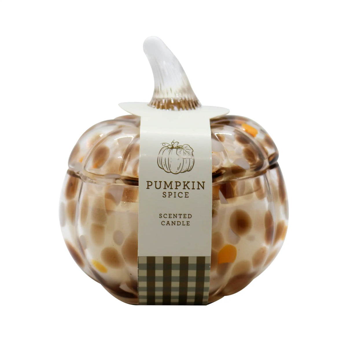 F&F Home Autumn Confetti Pumpkin Shaped Candle 350g — image 1