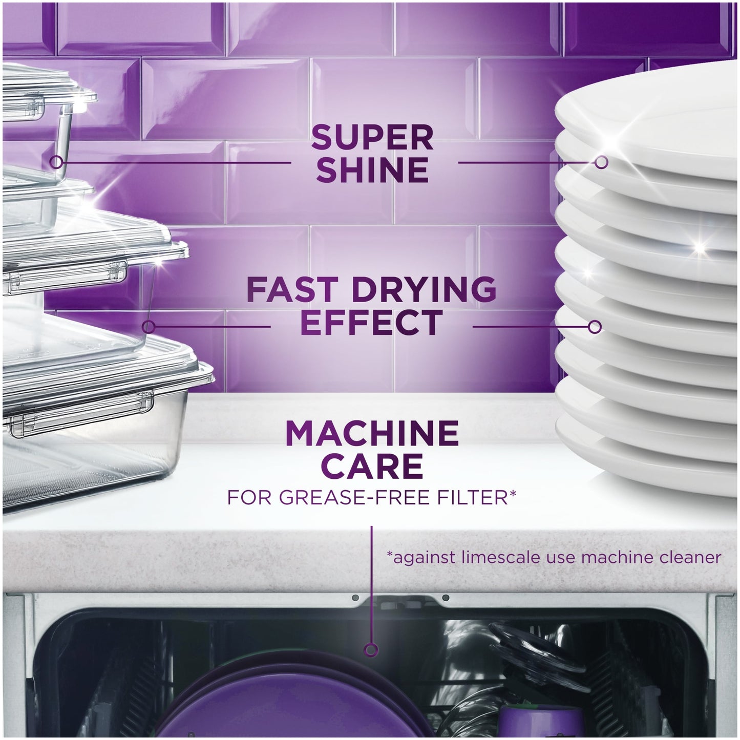 Fairy Platinum Plus 30 Minute Miracle Lemon 45 Dishwasher Tablets 741g — image 4