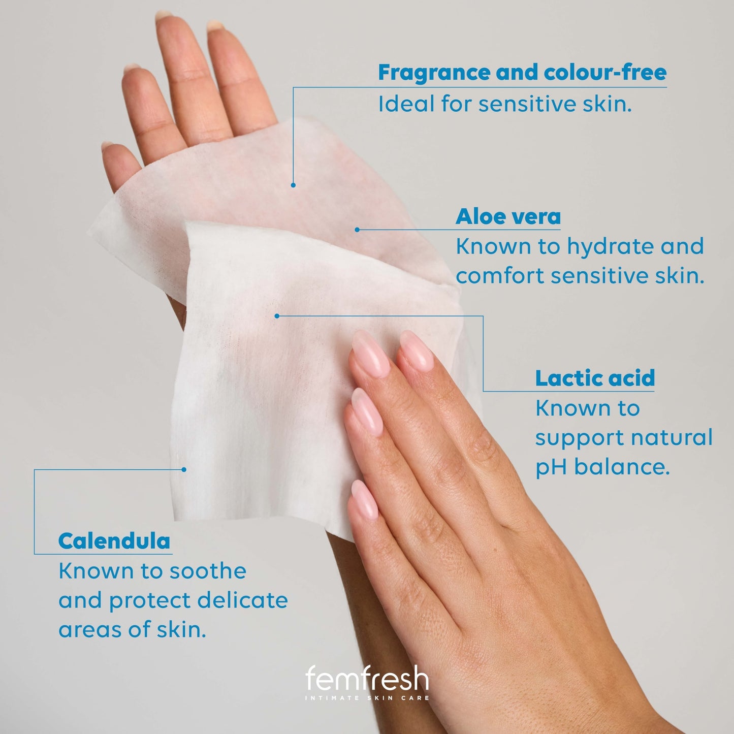 Femfresh 0% Sensitive Wipes 25 Pack — image 5