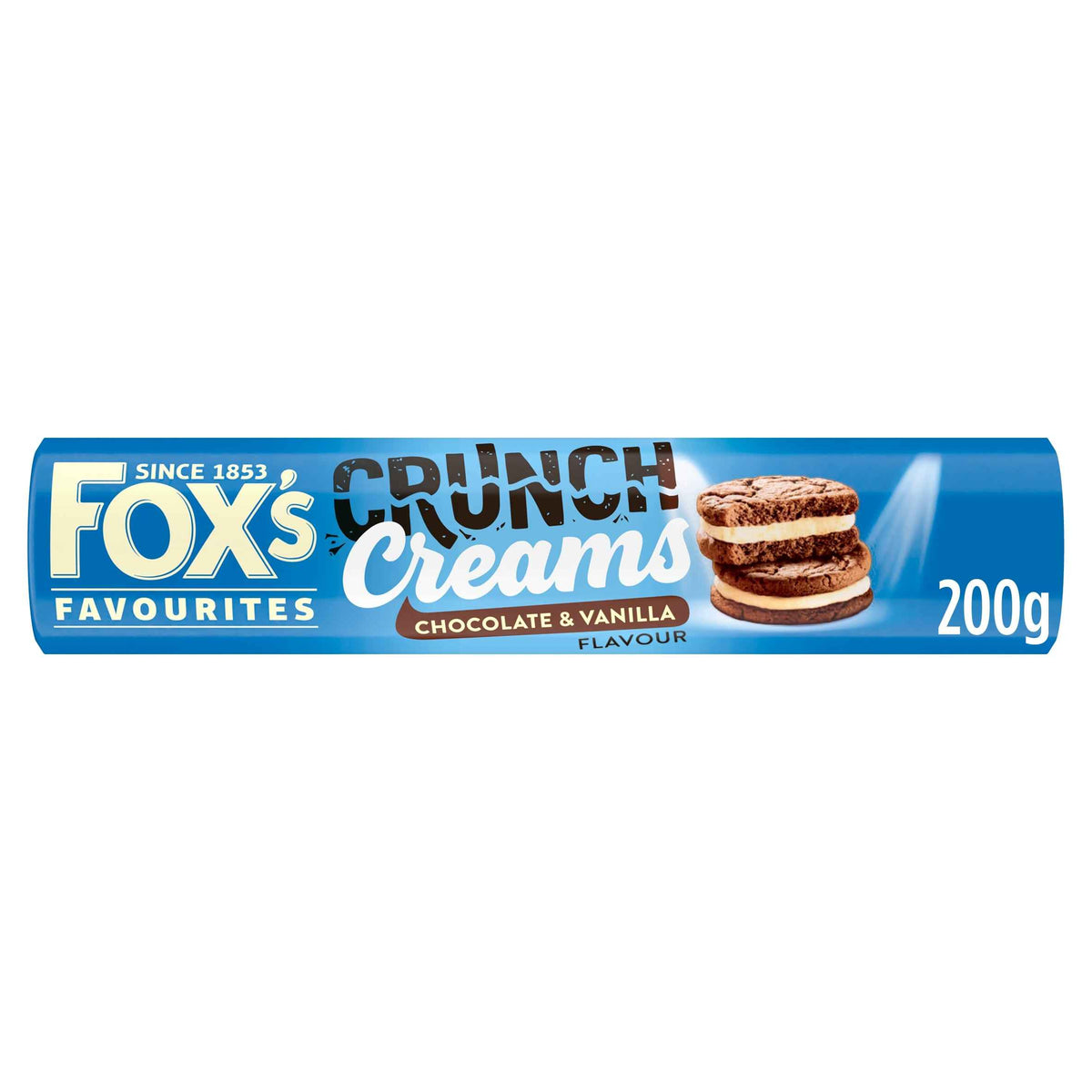 FOX'S Biscuits Chocolate & Vanilla Crunch Creams 200g