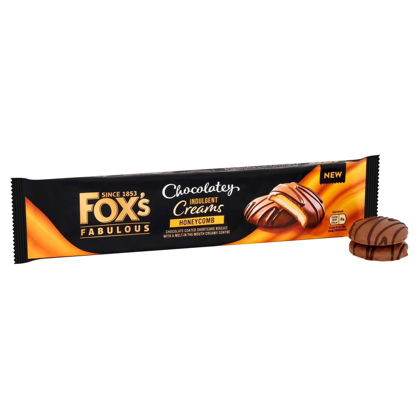 Foxs Chocolatey Indulgent Creams Honeycomb 130G — image 2