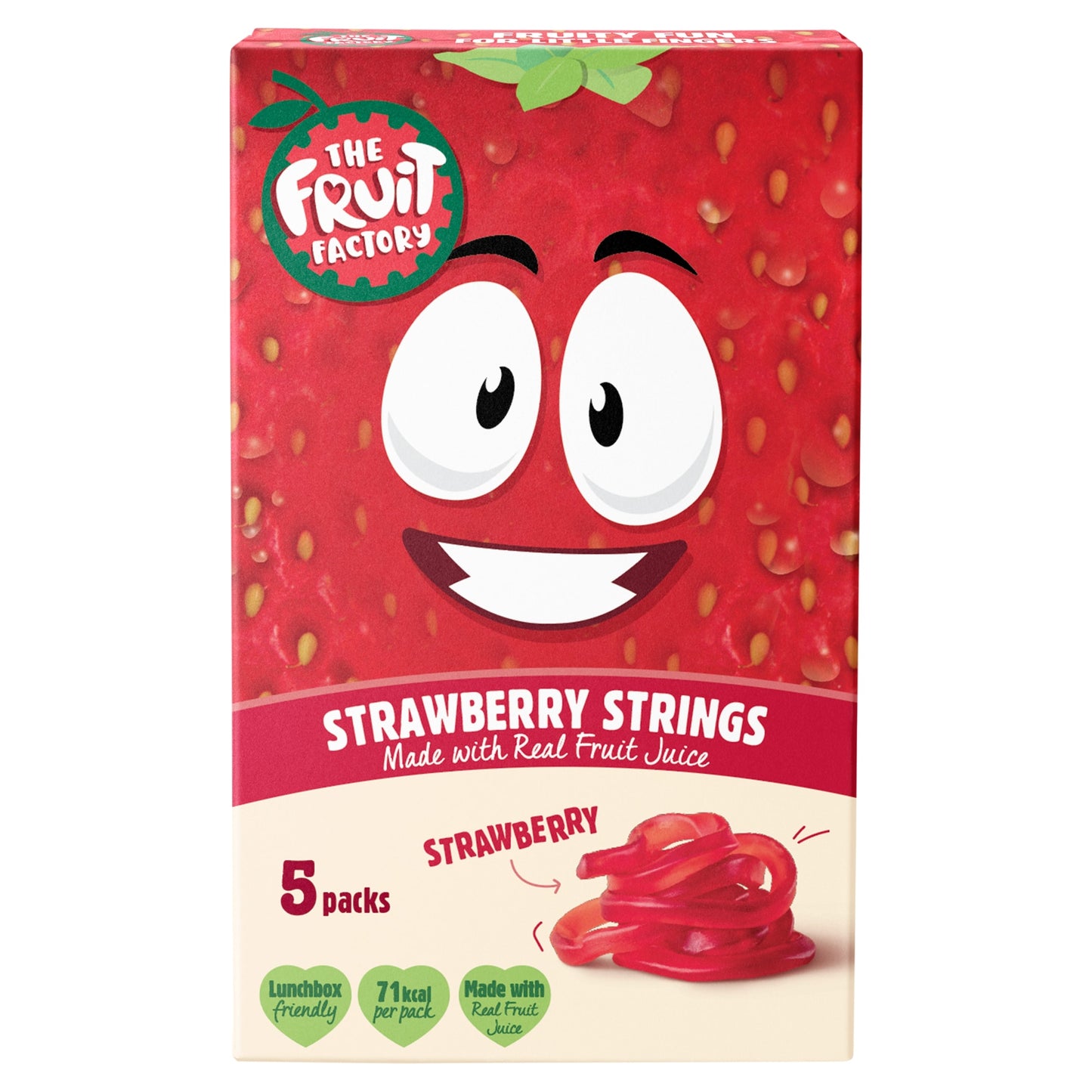 Fruit Factory Fruit Strings Strawberry 5X20g — image 1