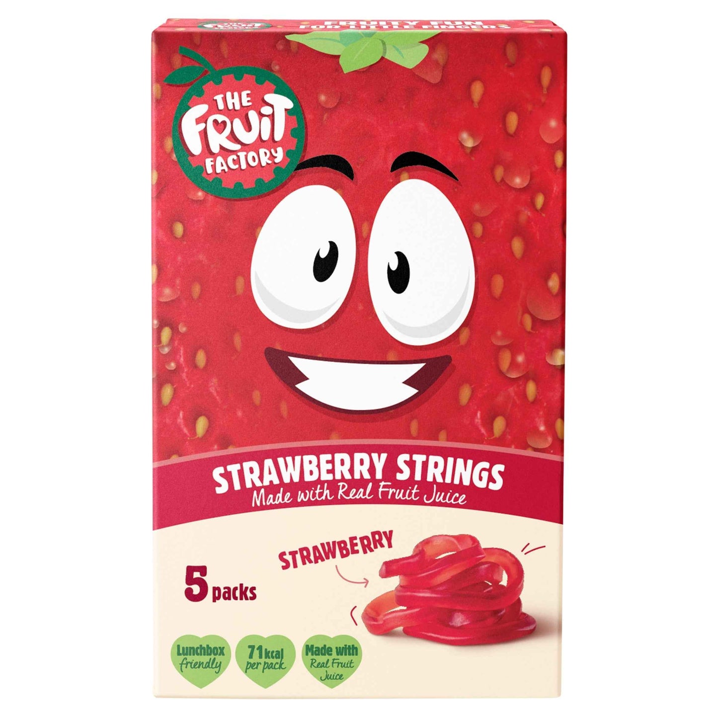 Fruit Factory Fruit Strings Strawberry 5x20g