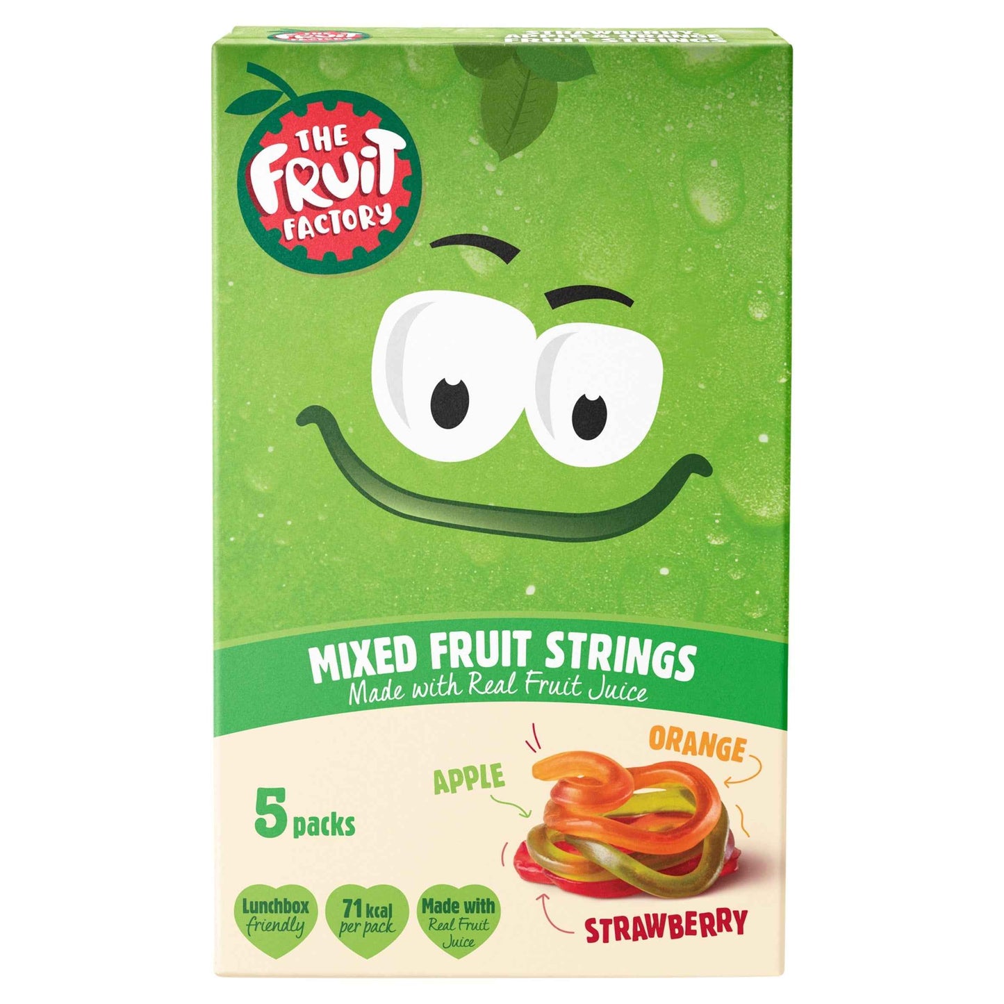 FRUIT FACTORY Multi Fruit Strings 5 Pack 100g