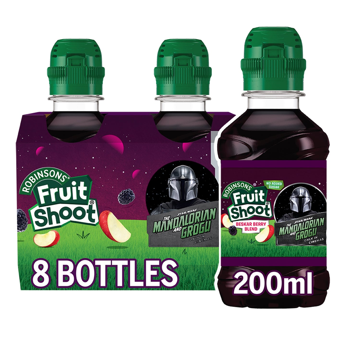 FRUIT SHOOT Mandalorian and Grogu Limited Edition Beskar Berry Blend 8x200ml — image 1