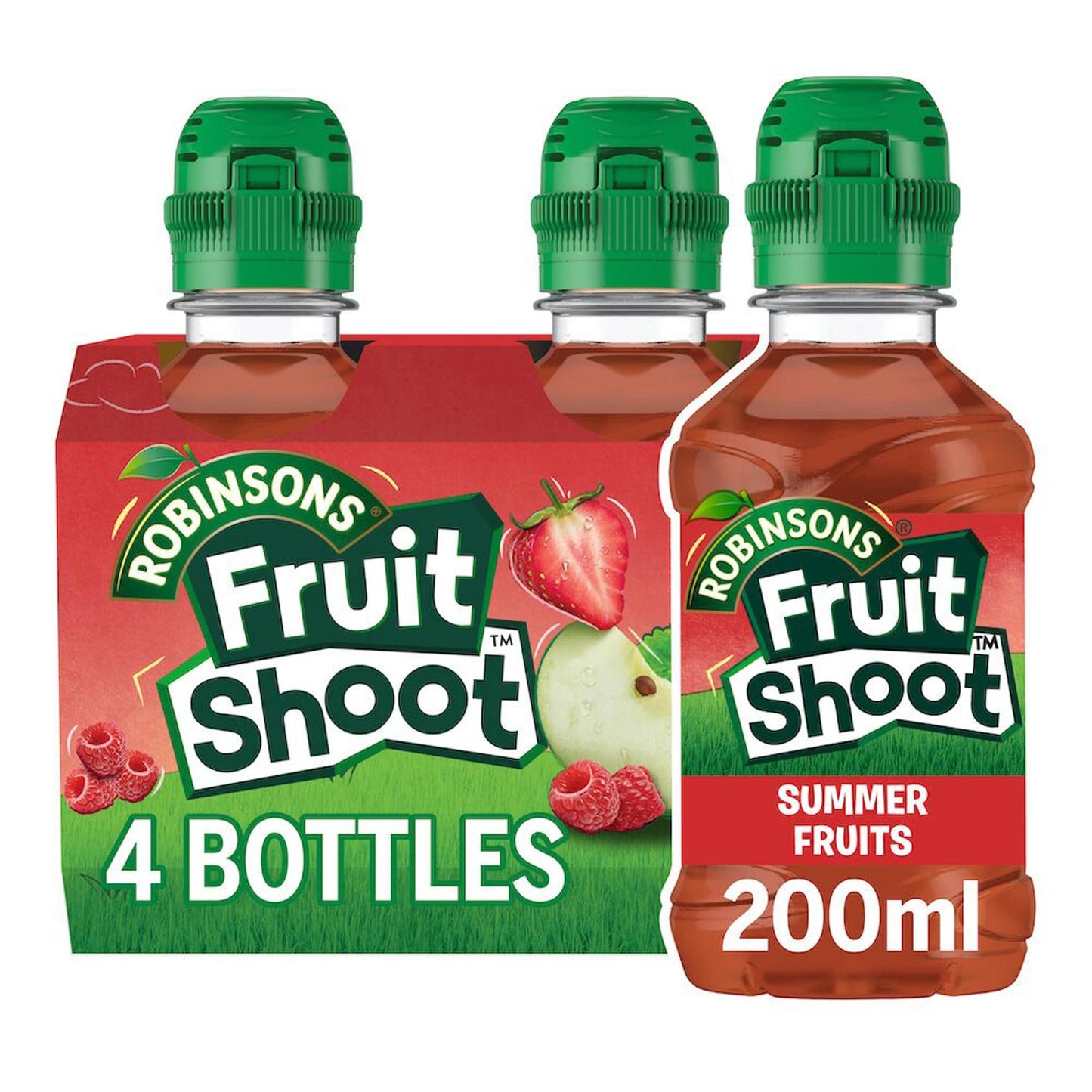 Fruit Shoot Summer Fruits Kids Juice Drink 4x200ml — image 1