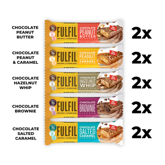 Fulfil Protein & Vitamin Bar Mixed Pack 10x55g — image 2