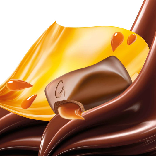 GALAXY Smooth Caramel & Milk Chocolate Bar 135g 135g pack shot