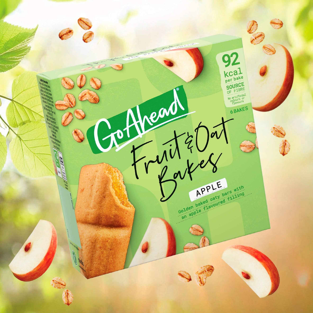 GO AHEAD Fruit & Oat Bakes Apple 6 Packs 150g gallery