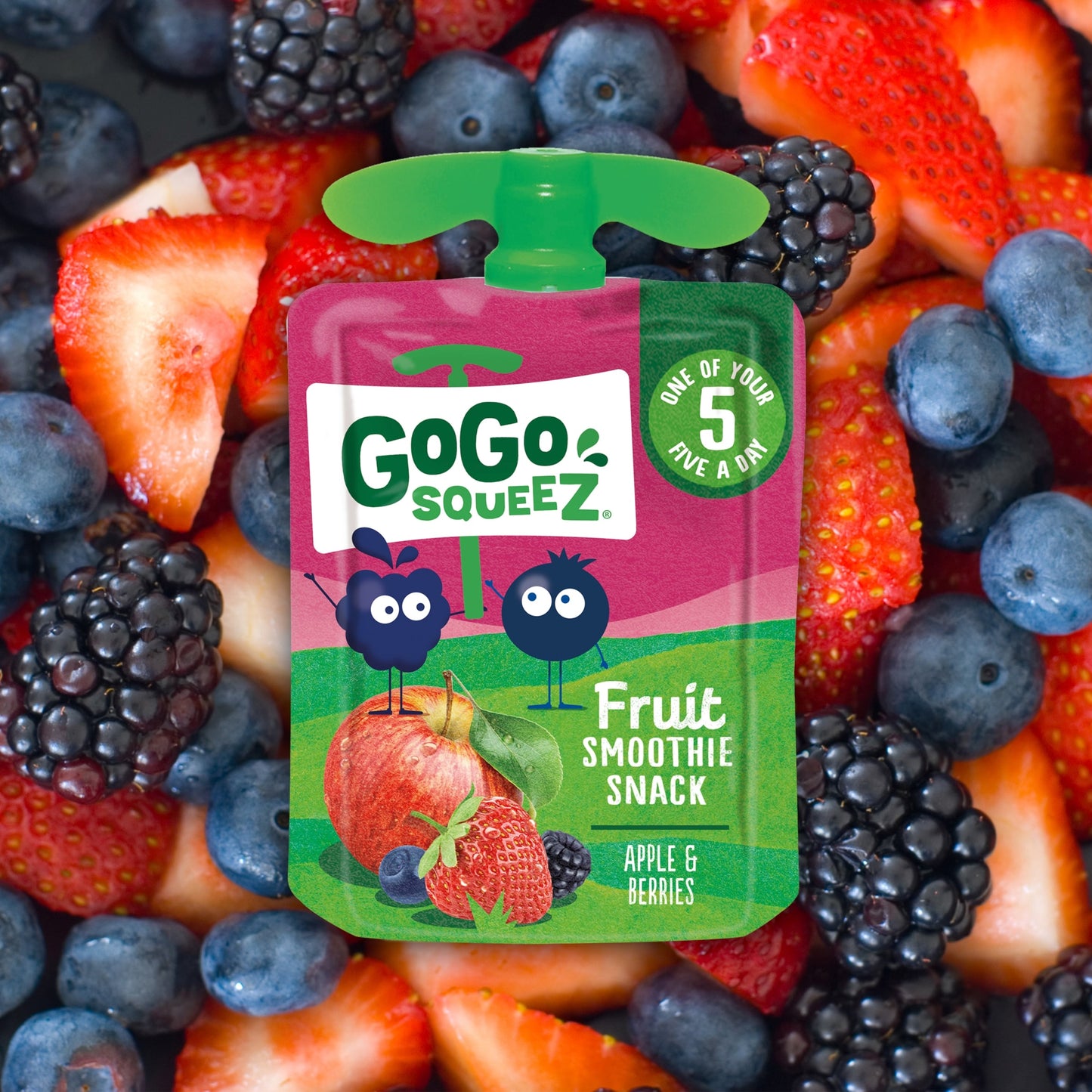 GOGO SQUEEZ Fruit Smoothie Snack Apple Berries 4 x 90g — image 5