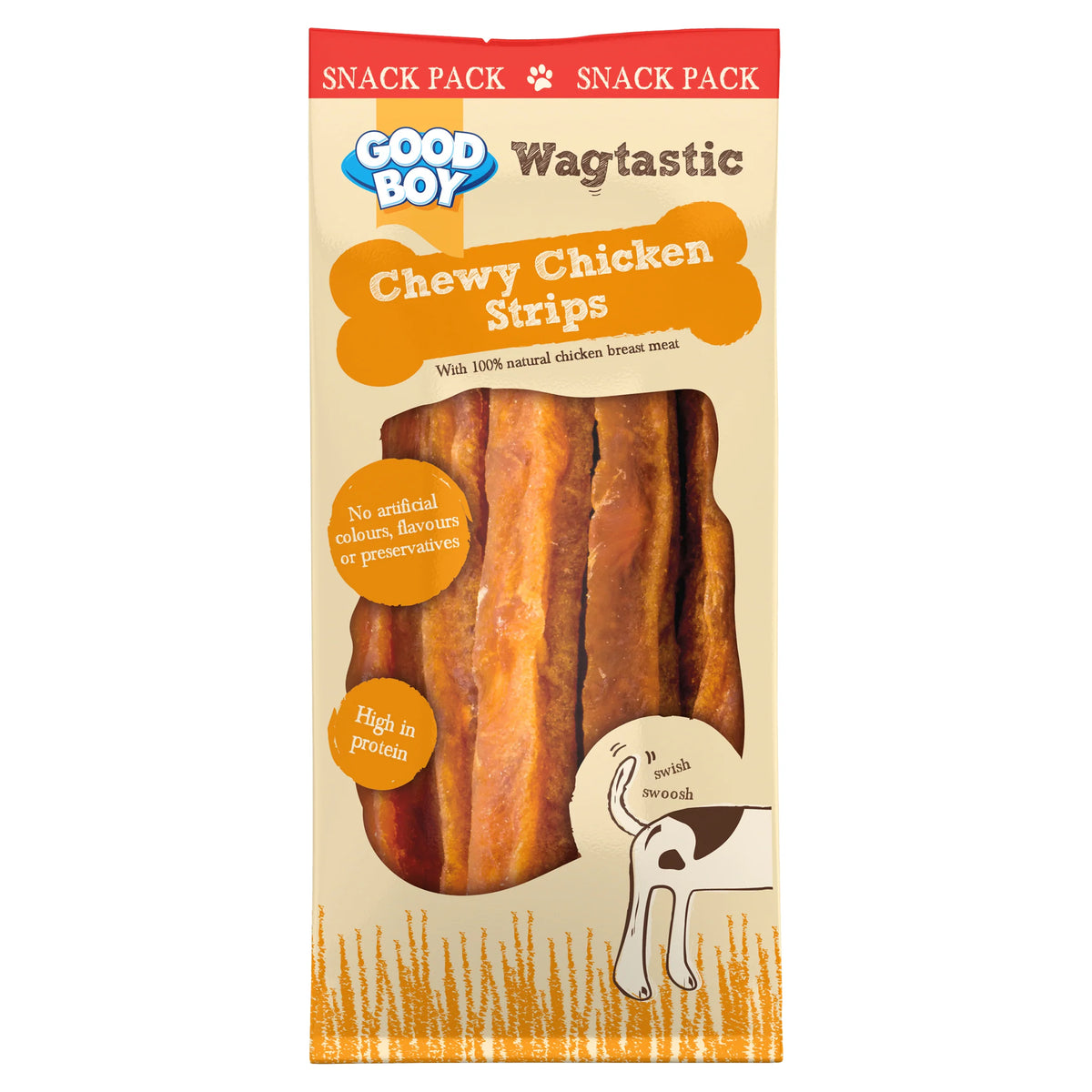 Good Boy Wagtastic Chewy Chicken Strips 30g — image 1