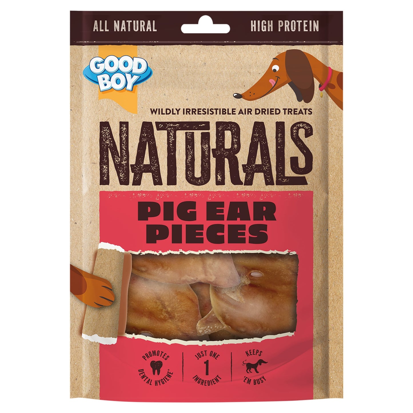 Good Boy Wagtastic Dog Treats Pigs Ears 4 Pack — image 1