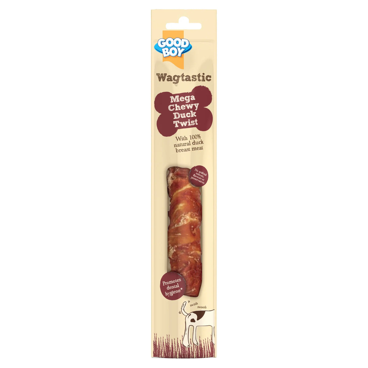 Good Boy Wagtastic Mega Duck Twist Dog Treats 70g — image 1