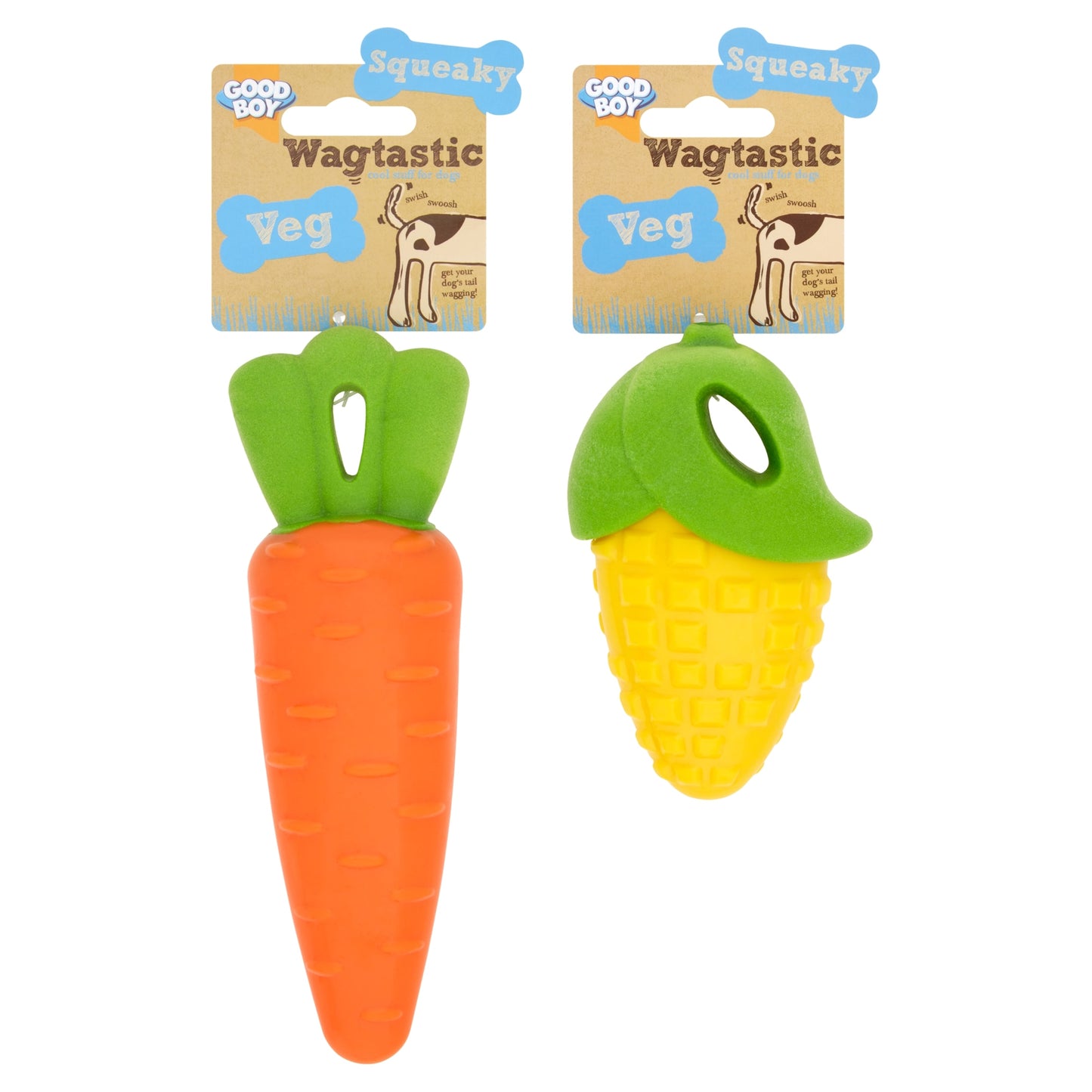 Good Boy Wagtastic Squeak Vegetable Dog Toys — image 2